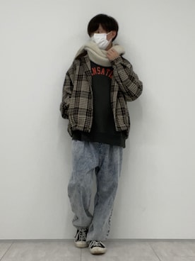 「pairpair」｜「アイテム（ジャケット/アウター）」を使った、PairPair_menさん（メンズ・169cm）の冬コーディネート