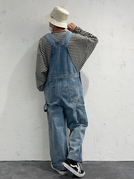 「pairpair」｜「アイテム（帽子）」を使った、PairPair_menさん（メンズ・170cm）の冬コーディネート