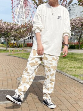 「pairpair」｜PairPair_menさん（メンズ・170cm）の春コーディネート