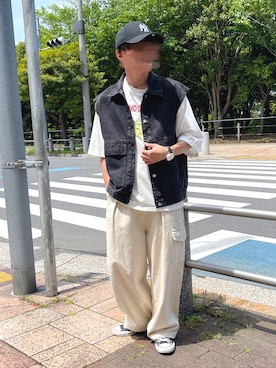 「pairpair」｜PairPair_menさん（メンズ・170cm）の春コーディネート