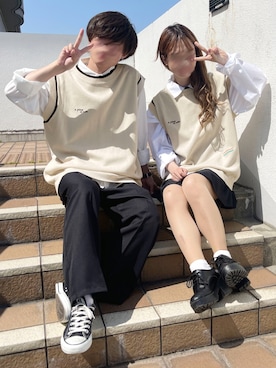 「pairpair」｜PairPair_menさん（メンズ・170cm）の春コーディネート