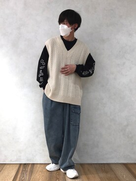 PairPair_menさん（メンズ・170cm）の春コーディネート