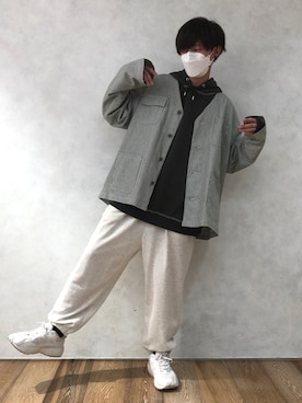 「pairpair」｜「アイテム（ジャケット/アウター）」を使った、PairPair_menさん（メンズ・170cm）の春コーディネート