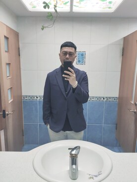 「MARNI（マルニ）のアイテム（ジャケット/アウター）」を使った、Steven Muさん（メンズ・177cm）の夏コーディネート