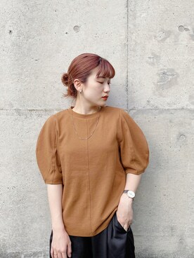 「KBF（ケイビーエフ）のアイテム（アクセサリー）」を使った、AKARIさん（レディース・159cm）の夏コーディネート