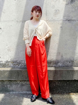 「これが私をアゲる服」｜AKARIさん（レディース・159cm）の夏コーディネート