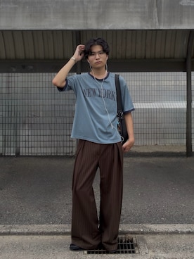 「cii（シー）のアイテム」を使った、kanさん（メンズ・173cm）の夏コーディネート