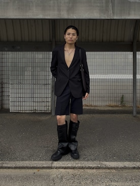 「PRADA（プラダ）のアイテム」を使った、kanさん（メンズ・173cm）の夏コーディネート