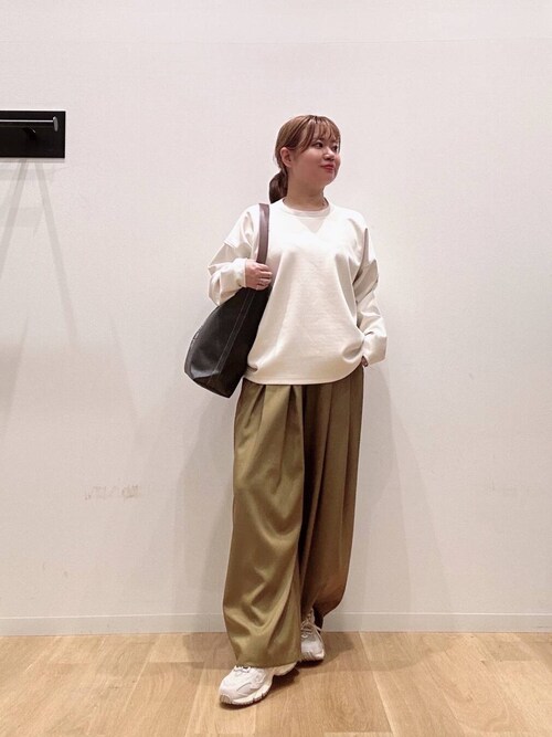 イージーケア』ストレッチタックイージーワイドパンツ（その他