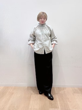 「RODE SKO（ロデスコ）のアイテム（ローファー）」を使った、umechiさん（レディース・150cm）の秋コーディネート