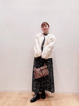 「アイテム（ワンピース/ドレス）」を使った、umechiさん（レディース・150cm）の秋コーディネート