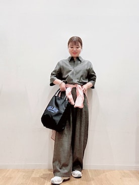 「アイテム（オールインワン・サロペット）」を使った、umechiさん（レディース・150cm）の夏コーディネート