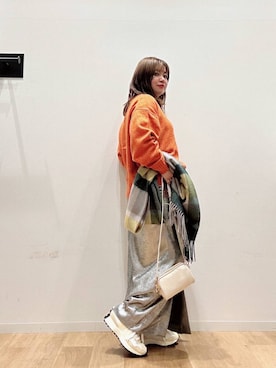 「URBAN RESEARCH（アーバンリサーチ）のアイテム（レッグウェア）」を使った、umechiさん（レディース・150cm）の秋コーディネート