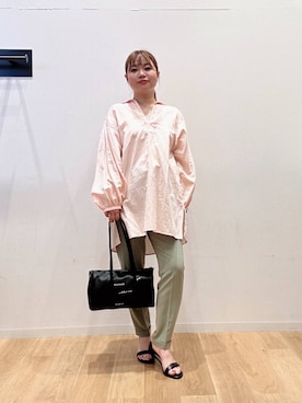 「TICCA（ティッカ）のアイテム（トップス）」を使った、umechiさん（レディース・150cm）の夏コーディネート