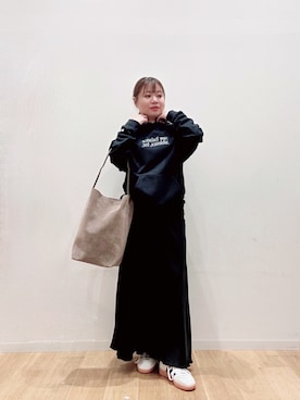 「アイテム（パーカー）」を使った、umechiさん（レディース・150cm）の秋コーディネート