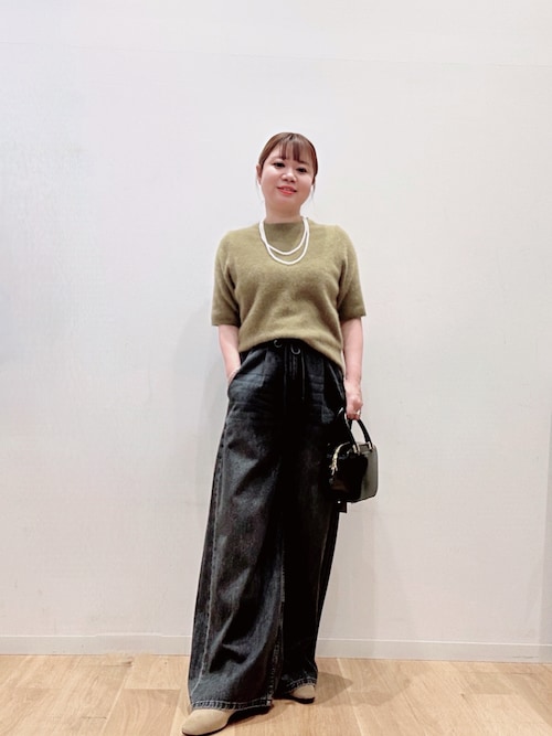 セール】FOX/CASHMEREハーフスリーブニット（ニット/セーター）｜URBAN