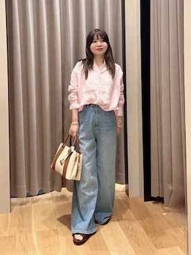 「RODE SKO（ロデスコ）のアイテム」を使った、umechiさん（レディース・150cm）の春コーディネート