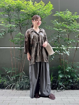 「MOHI（モヒ）のアイテム」を使った、umechiさん（レディース・150cm）の春コーディネート