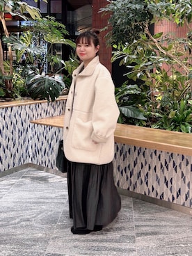 「URBAN RESEARCH ROSSO WOMEN（アーバンリサーチ　ロッソ）のアイテム」を使った、umechiさん（レディース・150cm）の冬コーディネート