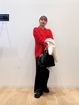 「URBAN RESEARCH（アーバンリサーチ）のアイテム（レッグウェア）」を使った、umechiさん（レディース・150cm）の秋コーディネート