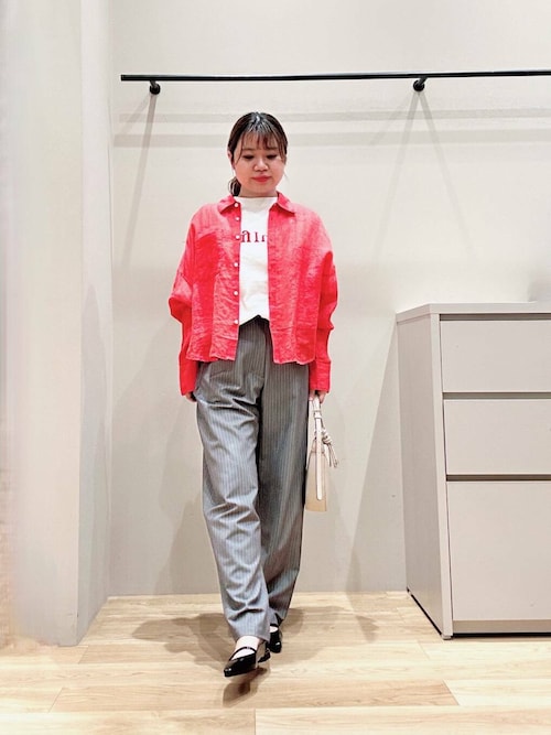 アーバンリサーチ　リネンワイドショートシャツ URBAN RESEARCH｜リネンワイドショートシャツ | Rakuten Fashion