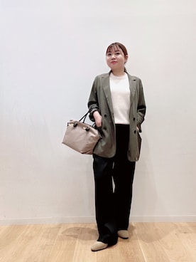 「アイテム（ベスト）」を使った、umechiさん（レディース・150cm）の秋コーディネート