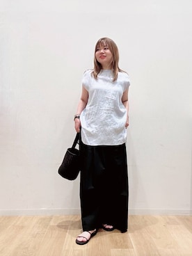 「LAOCOONTE（ラオコンテ）のアイテム（サンダル）」を使った、umechiさん（レディース・150cm）の夏コーディネート