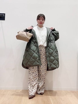 「URBAN RESEARCH（アーバンリサーチ）のアイテム（ダウンジャケット/コート）」を使った、umechiさん（レディース・150cm）の冬コーディネート