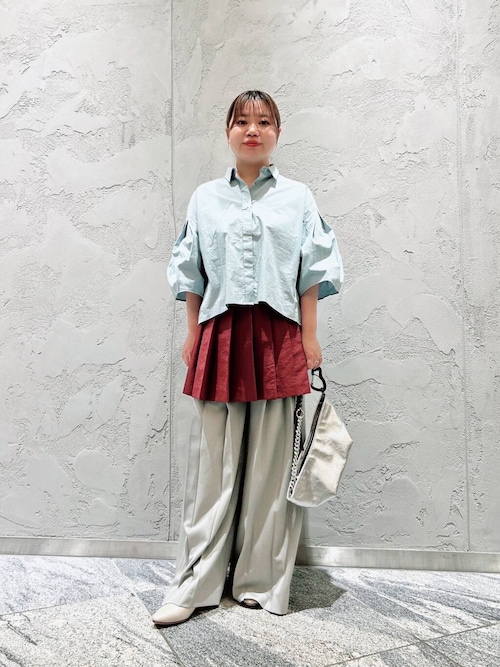 セール】pleats wrap fake skirt（スカート）｜LAATO（ラート）の