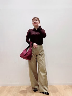 umechiさん（骨格ナチュラル・レディース・150cm）の秋コーディネート