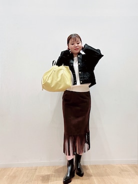 「アイテム（ジャケット/アウター）」を使った、umechiさん（レディース・150cm）の秋コーディネート