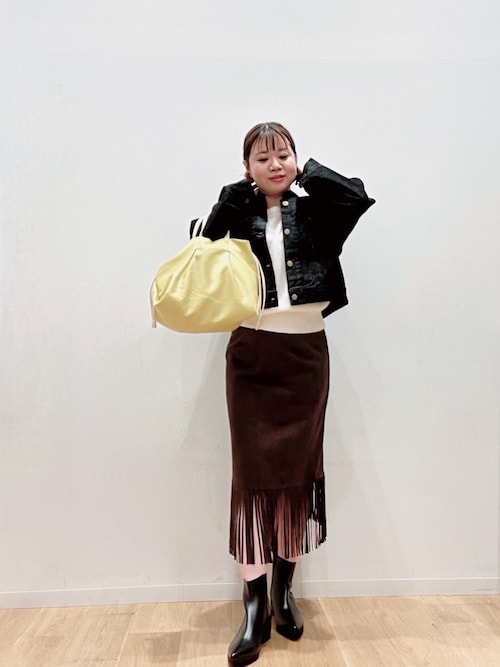 TAMARA MELLON スエード·フリンジスカート TAMARA MELLON スエード·フリンジスカート