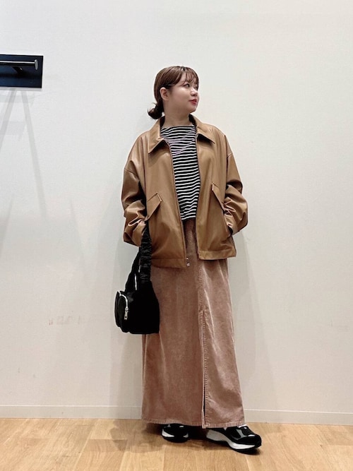 URBAN RESEARCH アーバンリサーチ 本革 リブ ブルゾン 40 URBAN RESEARCH｜レザーライクジップブルゾン | Rakuten Fashion