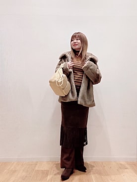 「URBAN RESEARCH（アーバンリサーチ）のアイテム」を使った、umechiさん（レディース・150cm）の秋コーディネート