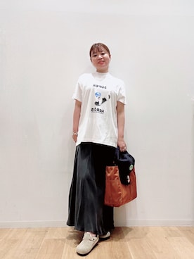「アイテム（キャップ）」を使った、umechiさん（レディース・150cm）の夏コーディネート