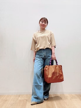 「アイテム（ハンドバッグ）」を使った、umechiさん（レディース・150cm）の夏コーディネート