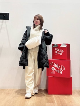 umechiさん（レディース・150cm）の冬コーディネート