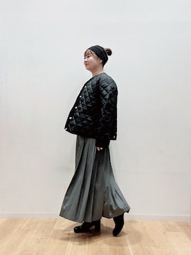 「アイテム（ヘアバンド）」を使った、umechiさん（レディース・150cm）の秋コーディネート