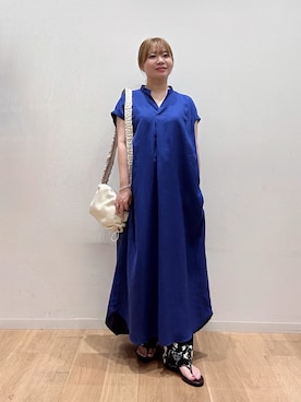 「RODE SKO（ロデスコ）の『XSsize』hun RODESKO　Gather candy（ショルダーバッグ、ホワイト系）」を使った、umechiさん（レディース・150cm）の夏コーディネート