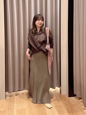 「RODE SKO（ロデスコ）のアイテム」を使った、umechiさん（レディース・150cm）の春コーディネート
