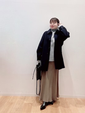 「URBAN RESEARCH ROSSO WOMEN（アーバンリサーチ　ロッソ）のアイテム」を使った、umechiさん（レディース・150cm）の冬コーディネート