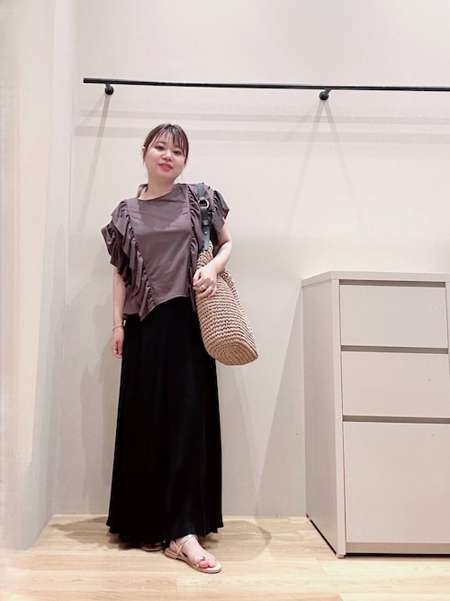 MADE IN JAPAN』キュプラフィブリルロングスカート（スカート