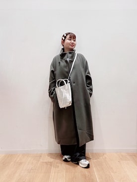 「アイテム（ジャケット/アウター）」を使った、umechiさん（レディース・150cm）の冬コーディネート