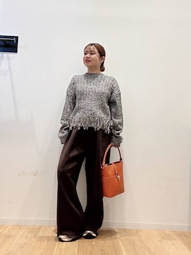 「ASICS（アシックス）のASICS　GEL-KAYANO 14（スニーカー）」を使った、umechiさん（レディース・150cm）の秋コーディネート