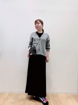 「ニットコーデ」｜umechiさん（レディース・150cm）の秋コーディネート