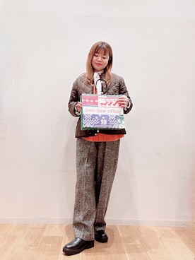 umechiさん（骨格ナチュラル・レディース・150cm）の秋コーディネート