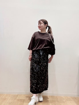 「アイテム（スカート）」を使った、umechiさん（レディース・150cm）の夏コーディネート