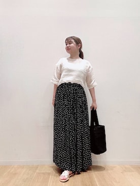 「URBAN RESEARCH（アーバンリサーチ）のアイテム（タンクトップ）」を使った、umechiさん（レディース・150cm）の夏コーディネート