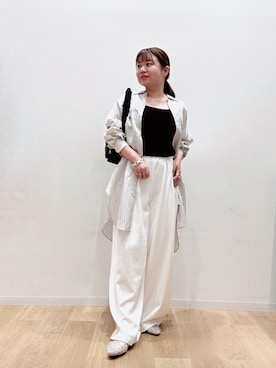 「アイテム（タンクトップ）」を使った、umechiさん（レディース・150cm）の夏コーディネート