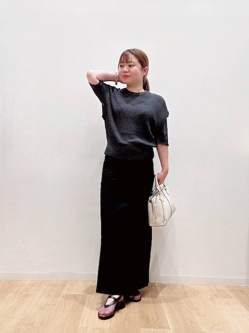 『UR TECH』ニットメルトンスカート 10-160410-7.jpg